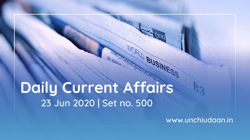 Daily Current Affairs 08 March 2021 Hindi And English Unchi Udaan 0880