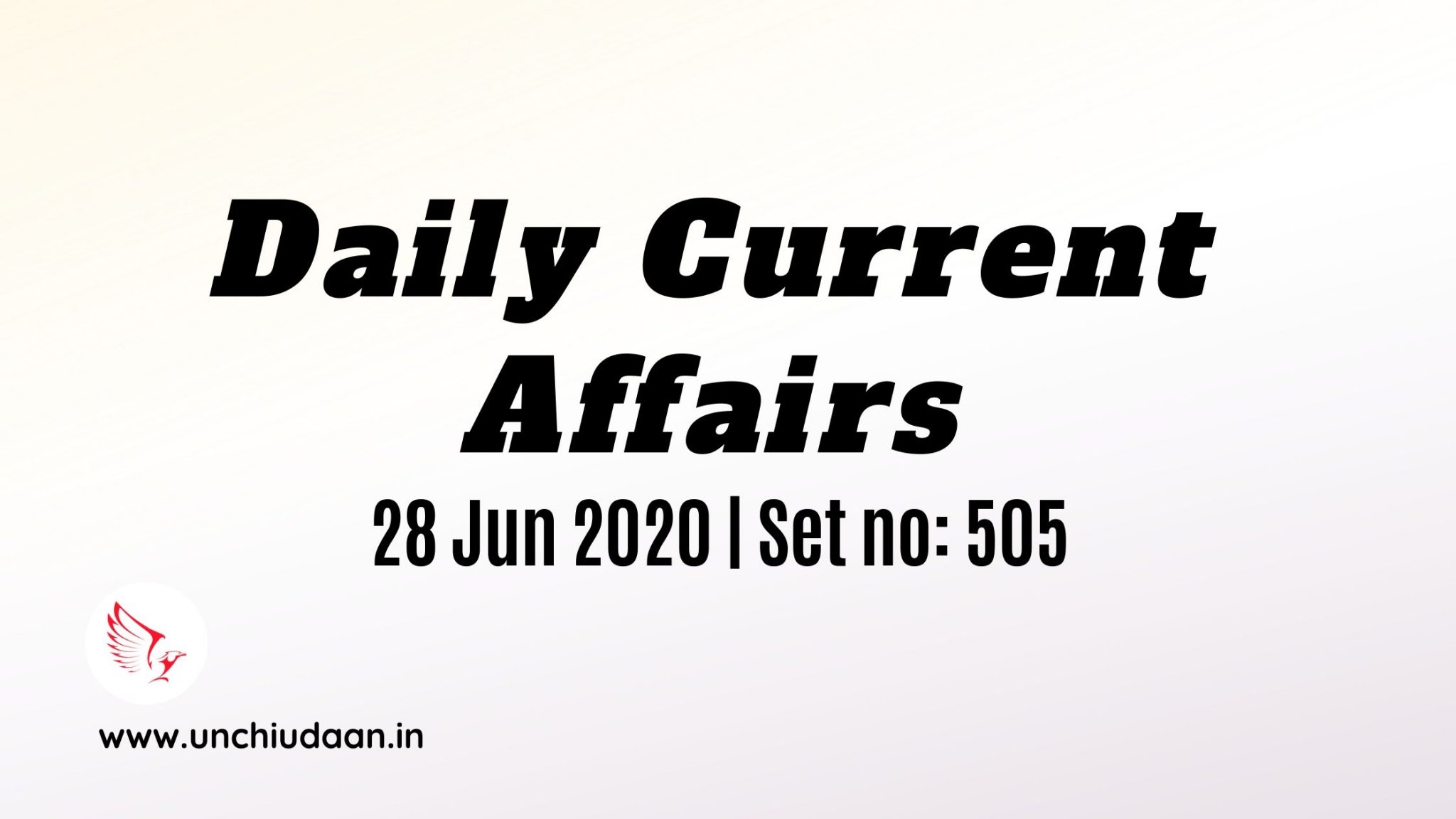 Daily Current Affairs 02 July 2021 In Hindi Unchi Udaan 4165
